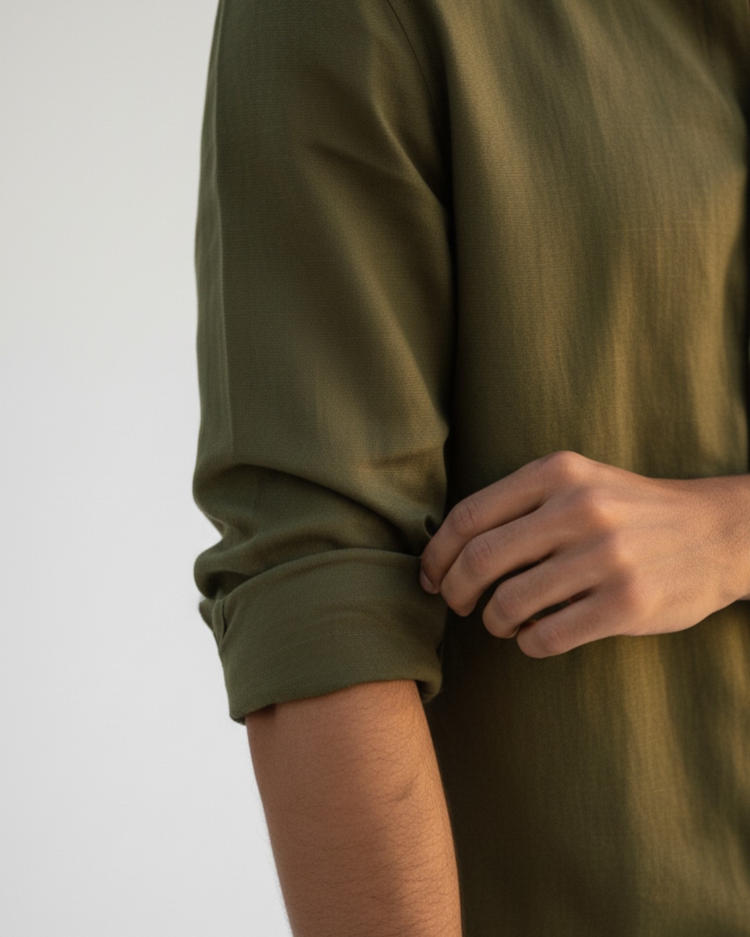 Pehanoge Olive Linen Shirt | Collector's Edition Linen Collection - Image 4