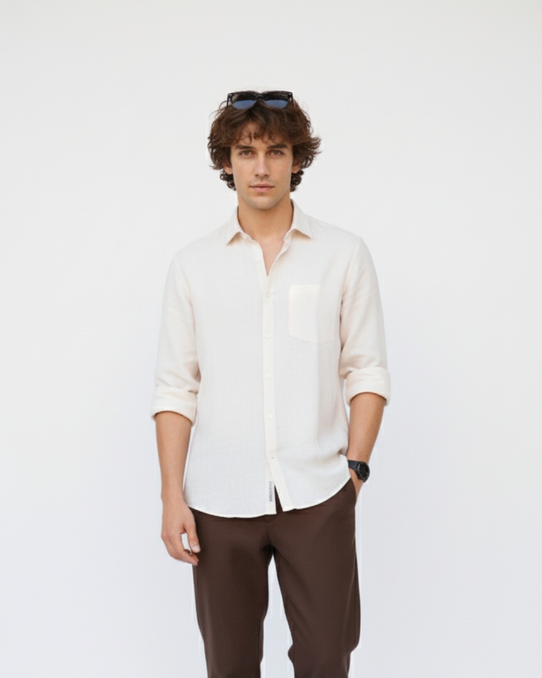 Pehanoge Ivory Mist Linen Shirt | Collector's Edition Linen Collection - Image 4