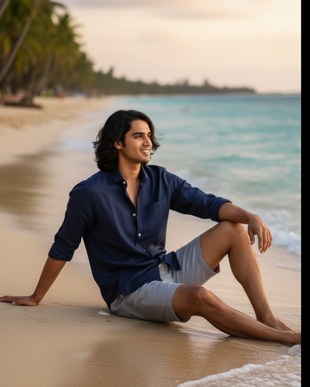 Pehanoge Navy Linen Shirt | Collector's Edition Linen Collection - Image 3