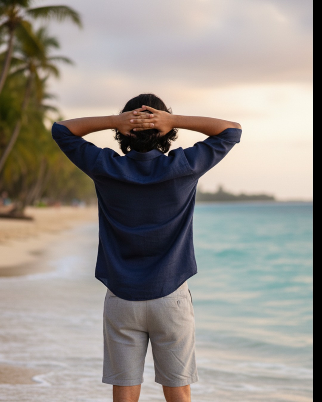 Pehanoge Navy Linen Shirt | Collector's Edition Linen Collection - Image 2