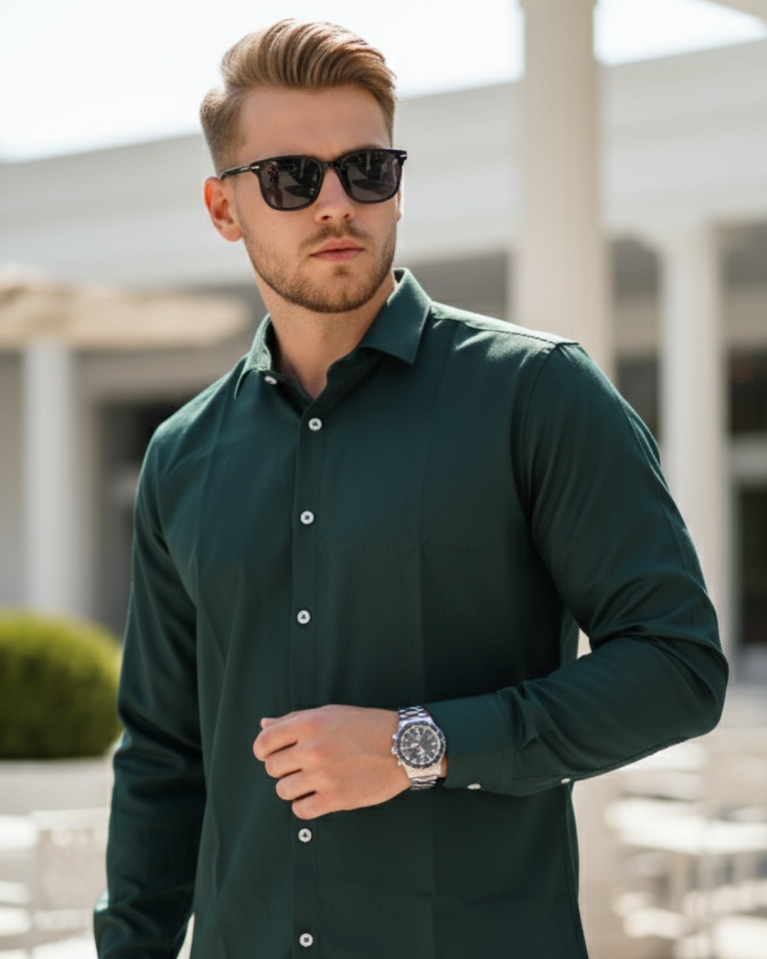 Pehanoge Emerald Green Old Money Collection | Collector's Edition Shirt