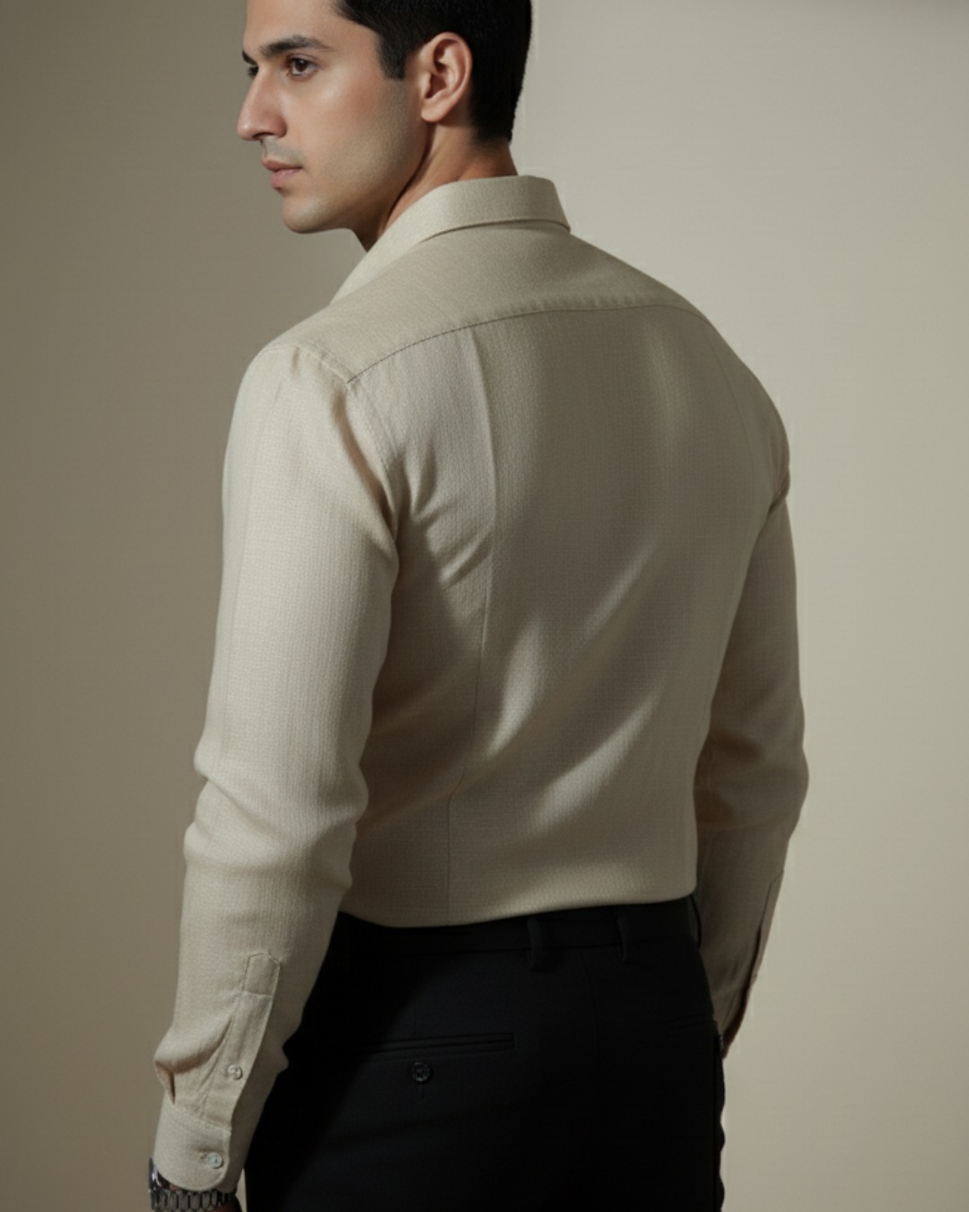 Pehanoge Taupe Linen Shirt | Collector's Edition Linen Collection - Image 2