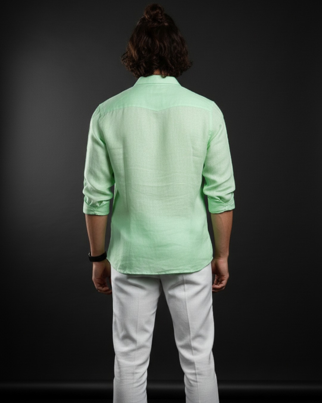 Pehanoge Sage Linen Shirt | Collector's Edition Linen Collection - Image 3