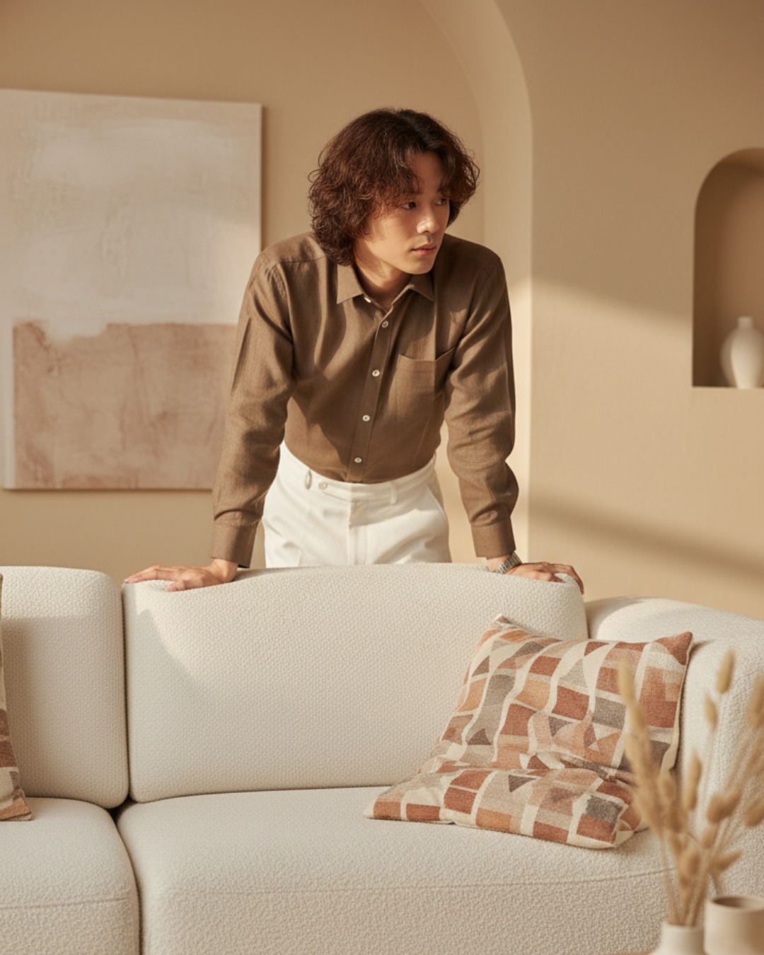 Pehanoge Earthstone Linen Shirt | Collector's Edition Linen Collection