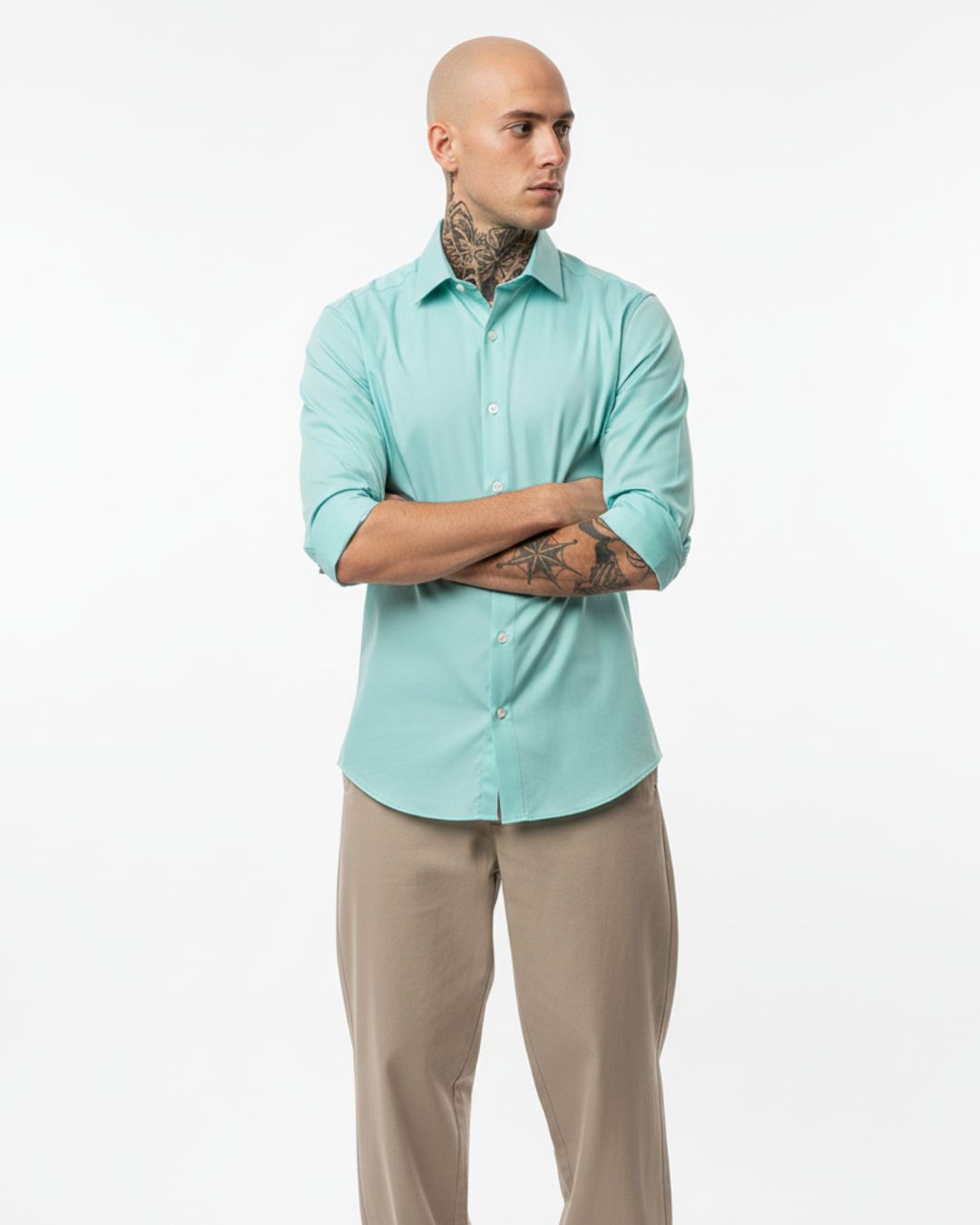 Ocean Eyes Giza Cotton Shirt | Signature Monochrome Collection | Pehanoge