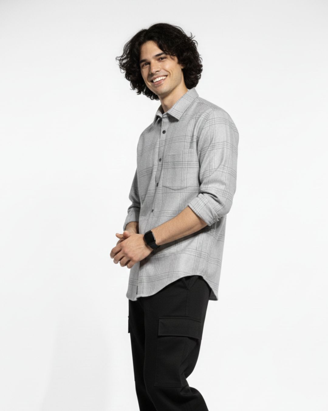 Ashwood Grid Brushed Cotton Shirt | The Winter Arc Shirts Collection | Pehanoge - Image 6