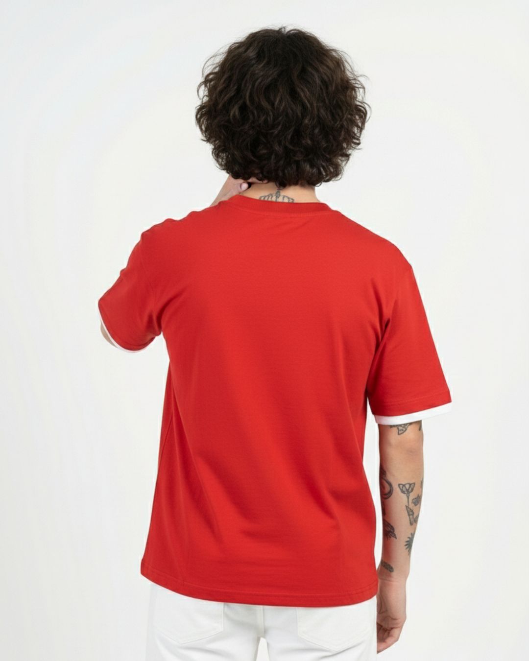 Flame Monk Oversized T-Shirt | Silicon-Washed Loop Net Premium DTF | Streetwear Edition | Pehanoge - Image 4