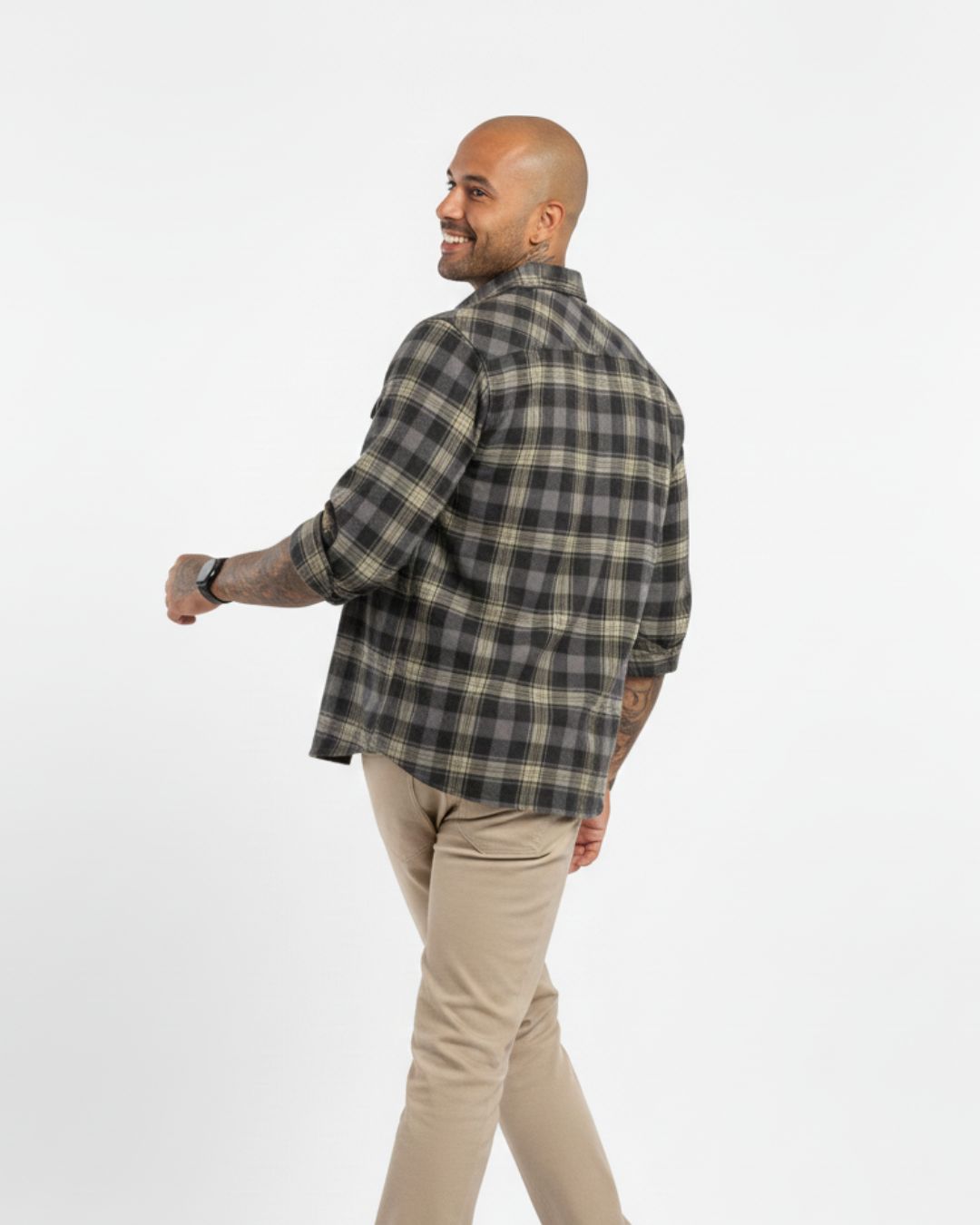 Ironwood Dusk Brushed Cotton Shirt | The Winter Arc Shirts Collection | Pehanoge - Image 6