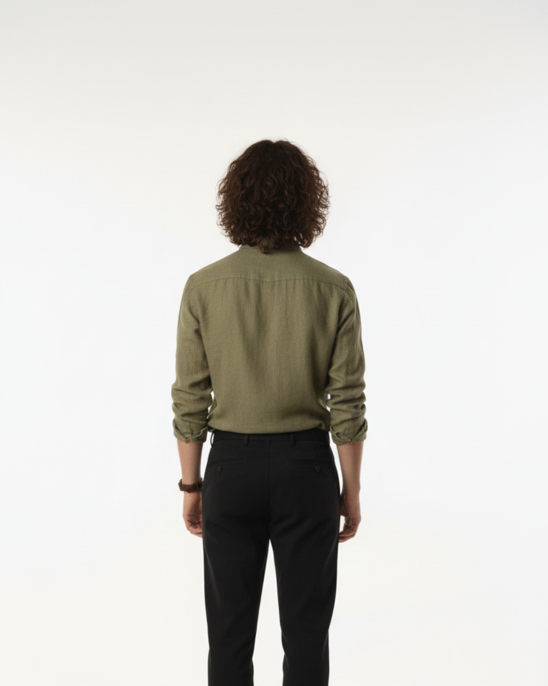 Pehanoge Olive Sage Linen Shirt | Collector's Edition Linen Collection - Image 5