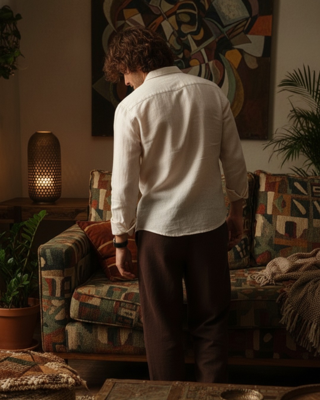 Pehanoge Sandstone Linen Shirt | Collector's Edition Linen Collection - Image 3