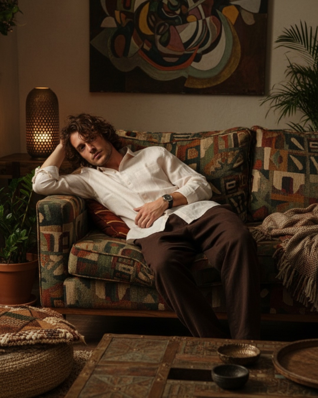 Pehanoge Sandstone Linen Shirt | Collector's Edition Linen Collection - Image 2