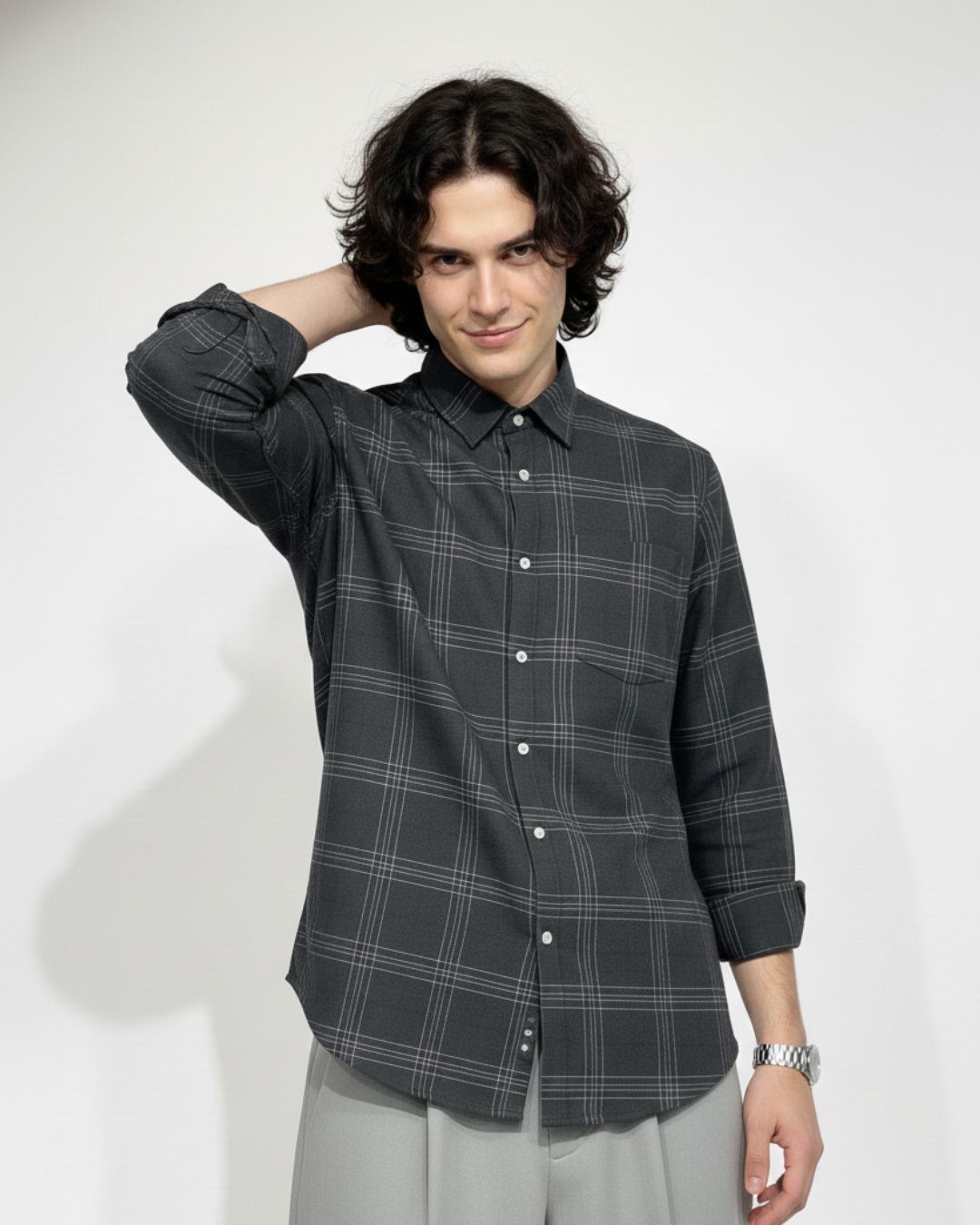 Shadowline Brushed Cotton Shirt | The Winter Arc Shirts Collection | Pehanoge