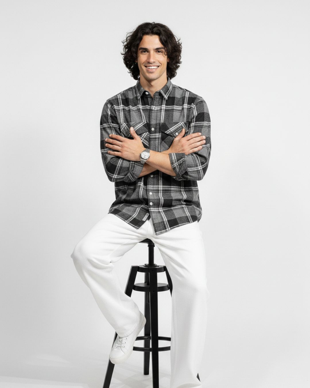 Urban Frost Brushed Cotton Shirt | The Winter Arc Shirts Collection | Pehanoge - Image 6